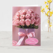 Moederdag kaart (Gele Bloem)