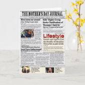 Moederdag kaart (Gele Bloem)