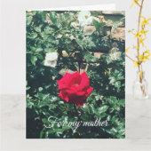 Moederdag Kaart (Gele Bloem)