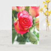 Moederdag kaart (Gele Bloem)