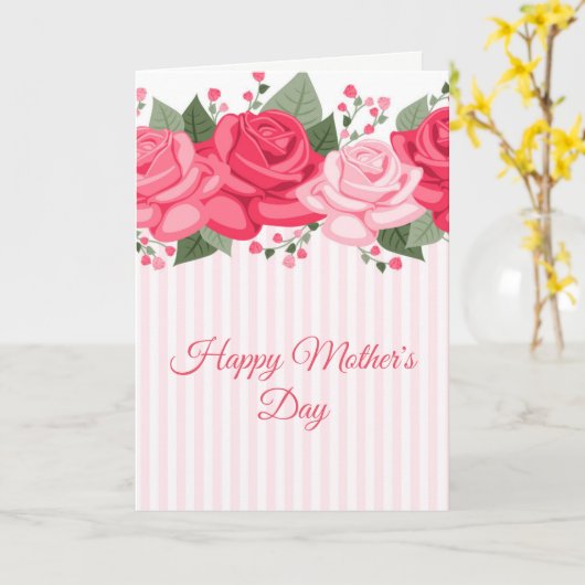 Moederdag kaart (Gele Bloem)