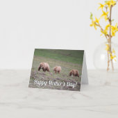 Moederdag kaart (Gele Bloem)