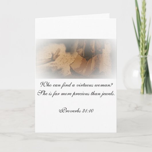 moederdag Kaart "Faith" (Voorkant)