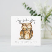 Moederdag Kaart, Happy Mothers Day (Staand voorkant)