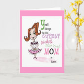 Moederdag Kaart humoristisch (Gele Bloem)