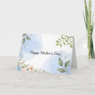 Moederdag Kaart met mooie bloem