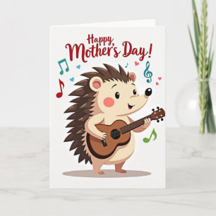 Moederdag kaart met muziek