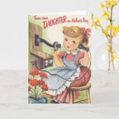  Moederdag Kaart met oprechte Boodschap (Gele Bloem)