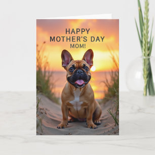 Moederdag kaart met reekalf vriendje liefde
