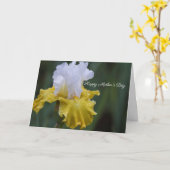 Moederdag Kaart met Vouw (Gele Bloem)