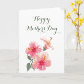 Moederdag Kaart - Philippine Gumamela Hibiscus (Gele Bloem)