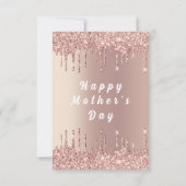 Moederdag Kaart Roos Gold Blush Drivers (Achterkant)