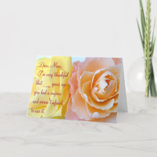 Moederdag Kaart - Vagina