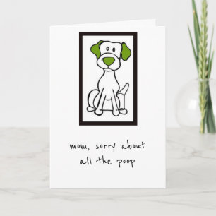 Moederdag Kaart - van de hond - Labrador