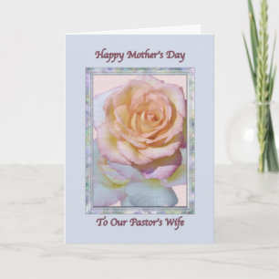 Moederdag Kaart van de vrouw van de pastoor