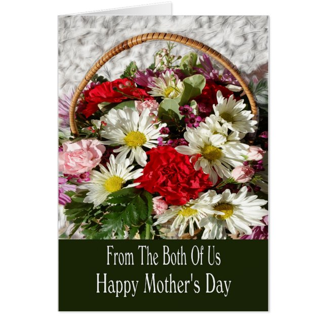 moederdag kaart van ons beiden (Voorkant)