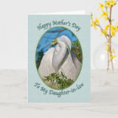 Moederdag-Kaart van schoondochter Kaart (Gele Bloem)