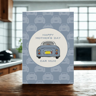 Moederdag Kaart van uw Lapis Gray Figaro Auto