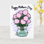 Moederdag Kaart (versie 1 van 3) (Gele Bloem)