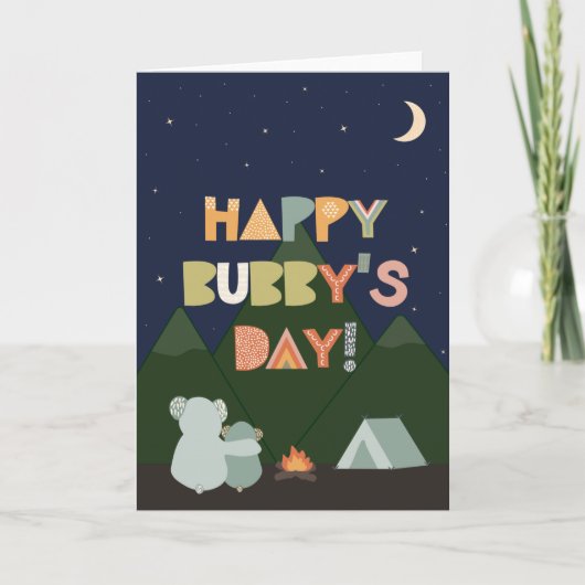 Moederdag Kaart voor Bubby (Voorkant)