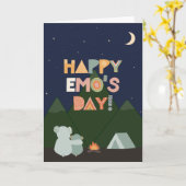 Moederdag Kaart voor Emo (Gele Bloem)