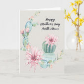 Moederdag Kaart voor geboortemam (Gele Bloem)