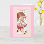  Moederdag Kaart voor grootmoeder (Gele Bloem)