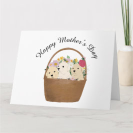 Moederdag kaart voor honden