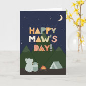 Moederdag Kaart voor Maw (Gele Bloem)