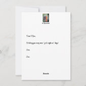 Moederdag kaart voor meisjes uitgaansavond (Achterkant)