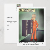 Moederdag kaart voor meisjes uitgaansavond (Voorkant / Achterkant)