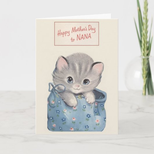  Moederdag Kaart voor Nana (Voorkant)