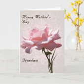 Moederdag Kaart voor oma (Gele Bloem)