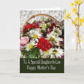 Moederdag Kaart voor schoondochter (Gele Bloem)