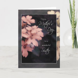 Moederdag Kaart voor Sister, Garden Phlox Flowers
