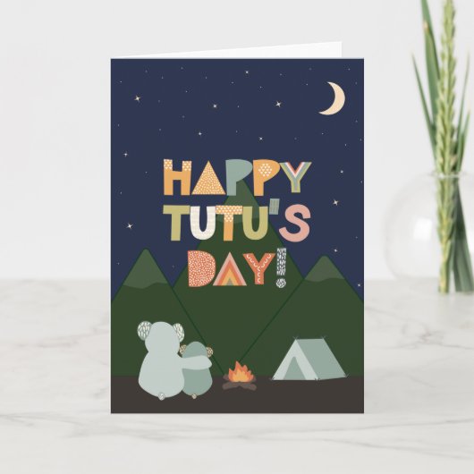 Moederdag Kaart voor Tutu (Voorkant)