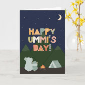 Moederdag Kaart voor Ummi (Gele Bloem)