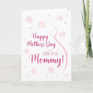 Moederdag Kaart voor zwangere mama