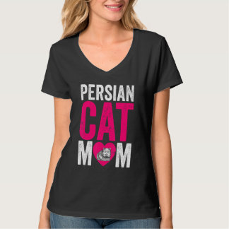 Moederdag Kat Mama Kat  Vacht Ouder Perzische Kat  T-shirt