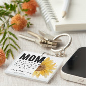 Moederdag Keepomwille Gift voor moeder Sleutelhanger (Voorkant Rechts)