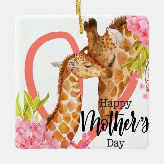 Moederdag Keramisch Ornament (Voorkant)