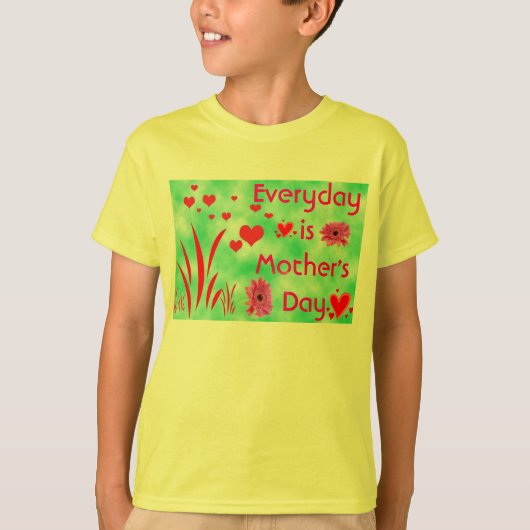 moederdag kinder shirt (Voorkant)