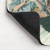 moederdag, kinderen die kaarten lezen in bed muismat (Hoek)