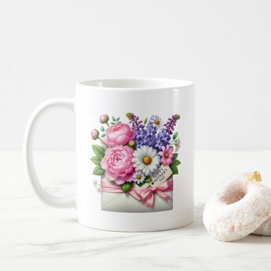 Moederdag koffiemok (Met donut)
