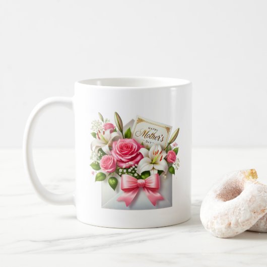 Moederdag koffiemok (Met donut)