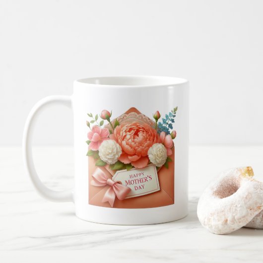 Moederdag koffiemok (Met donut)