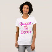 Moederdag: Koningin van de kasteel van Tee shirt (Voorkant volledig)