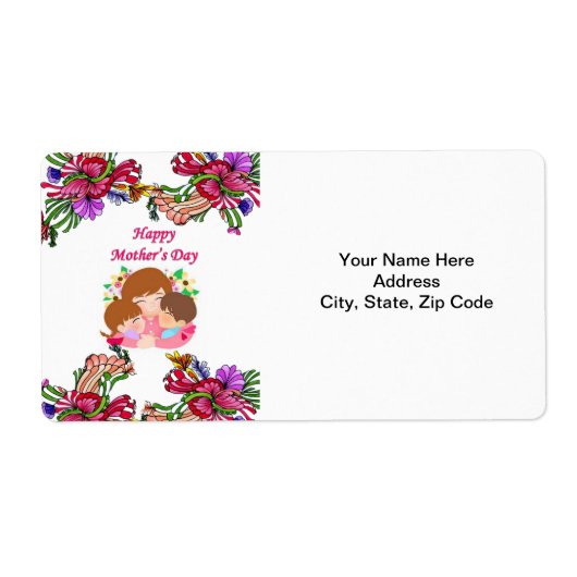 Moederdag labels (Voorkant)