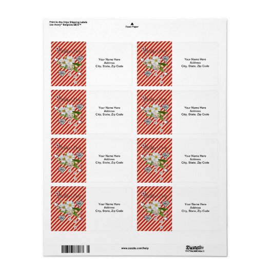 Moederdag labels (Full Sheet)