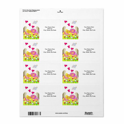 Moederdag labels (Full Sheet)